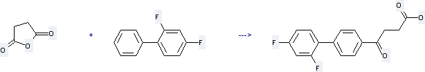 2,4-Difluorobiphenyl can be used to produce 4-(2',4'-difluoro-biphenyl-4-yl)-4-oxo-butyric acid 